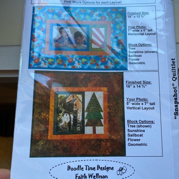 Other - Doodle Time Designs Snapshot Quilt Pattern